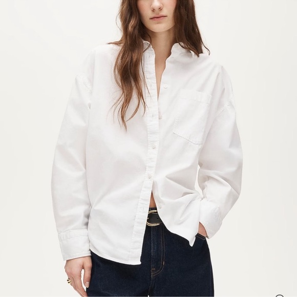 J.Crew Étienne oversized shirt in lightweight oxford - Picture 1 of 7